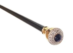 Luxurious Walkingsticks - Swarovski Crystal Encrusted Knob