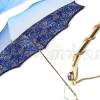 Luxury Double Canopy Sky-Blue Umbrella il Marchesato Designer