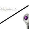Luxury Evening Walking Stick Silver Plated Handle