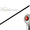 Luxury Evening Walking Stick Silver Plated Handle
