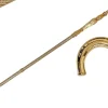 Luxury Gold plated 24K walking stick encrusted with thousands of cryst
