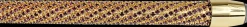 Luxury Gold plated 24K walking stick encrusted with thousands of ameth