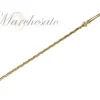 Luxury Gold plated 24K walking stick with Siam crystals