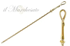 Luxury Gold plated 24K walking stick with Siam crystals
