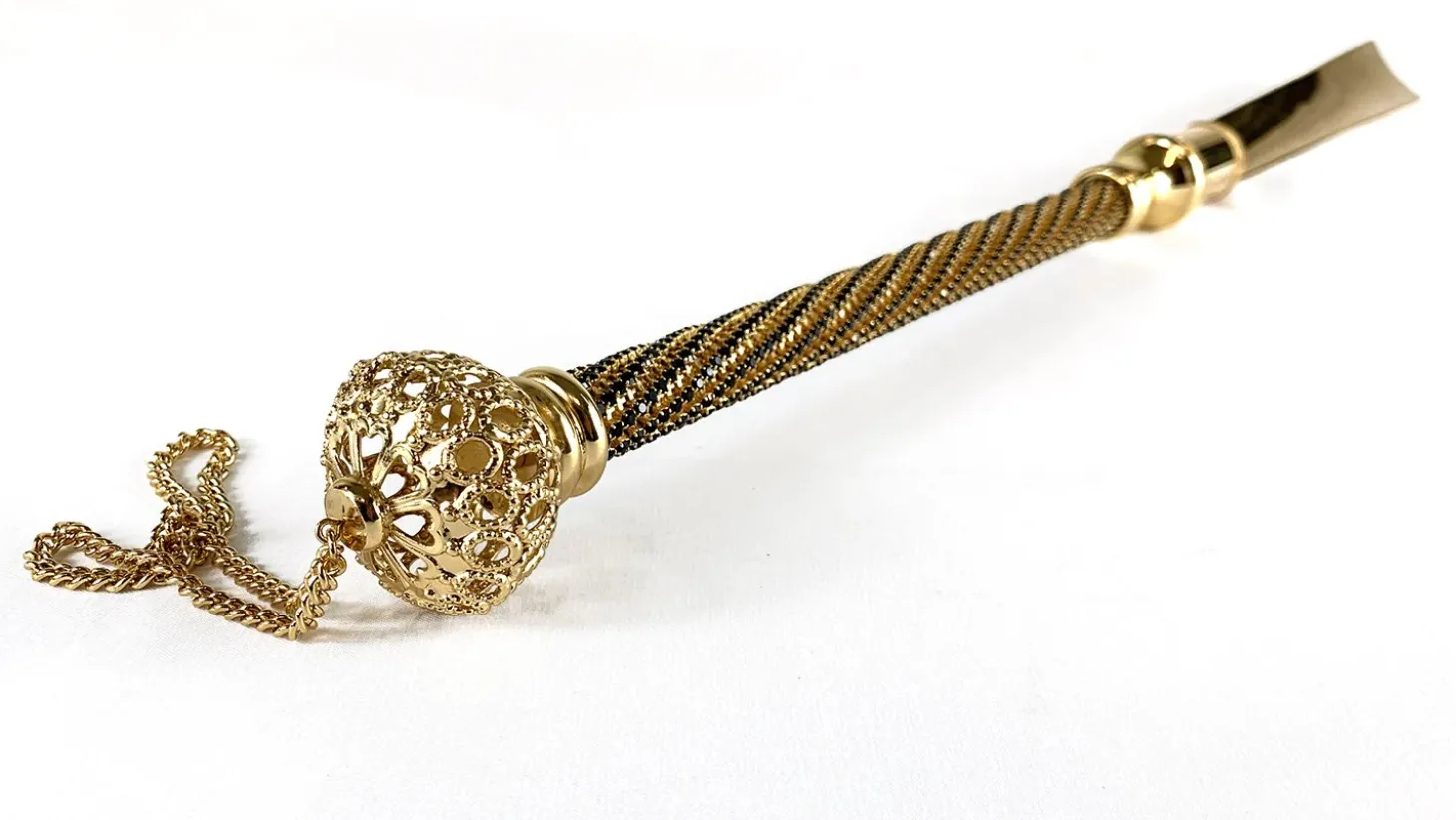Luxury Shoehorn Encrusted with thousands of Jet crystals