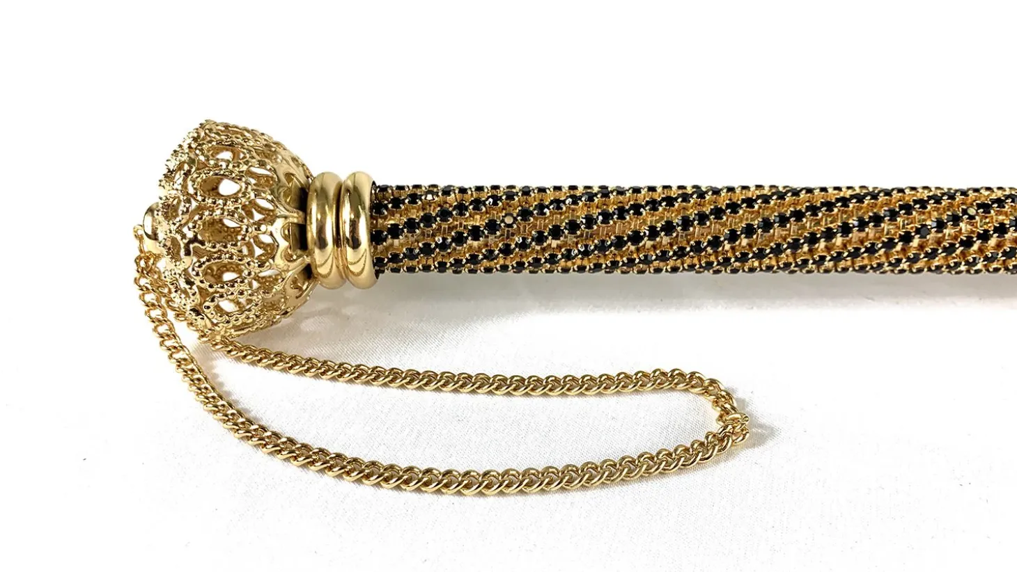 Luxury Shoehorn Encrusted with thousands of Jet crystals