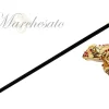 Luxury Walking stick - Frog Encrusted with Siam Cristals