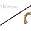 Luxury Walking stick Encrusted with hundreds Acquamarine Crystals