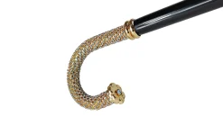 Luxury Walking stick Encrusted with hundreds Acquamarine Crystals
