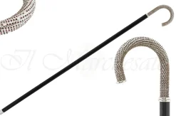 Luxury Walking stick Encrusted with hundreds Red Crystals