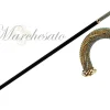 Luxury Walking stick Encrusted with hundreds Aquamarine Crystals