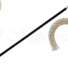 Luxury Walking stick Encrusted with hundreds Topaz Crystals