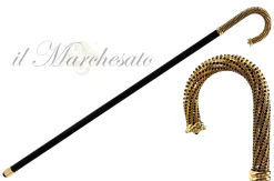 Luxury Walking stick Encrusted with hundreds Black Rhinestones