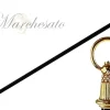 Luxury walking stick with bell handle
