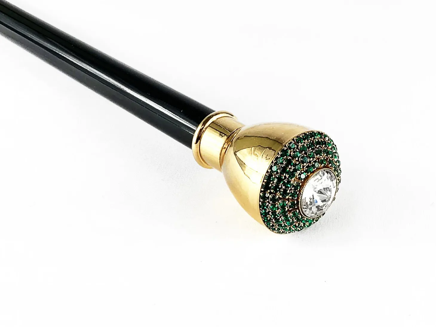 Luxury Walkingstick - Swarovski Crystal Encrusted Knob