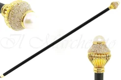 Luxury Walkingsticks - Swarovski Crystal Encrusted Knob