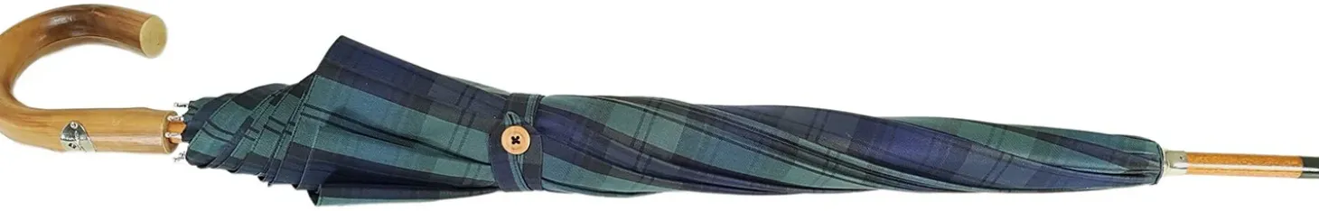 Marchesato Double Cloth Men's Umbrella - Cotton Fabric