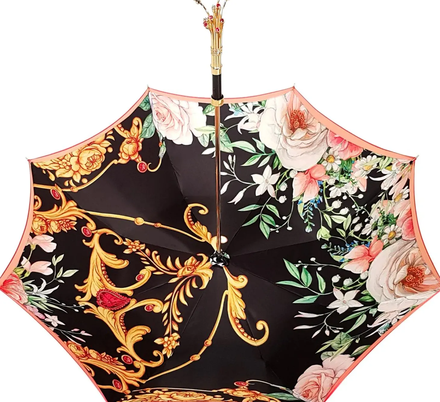 Marvelous Umbrella With Double Cloth Exclusive Design by il Marchesato
