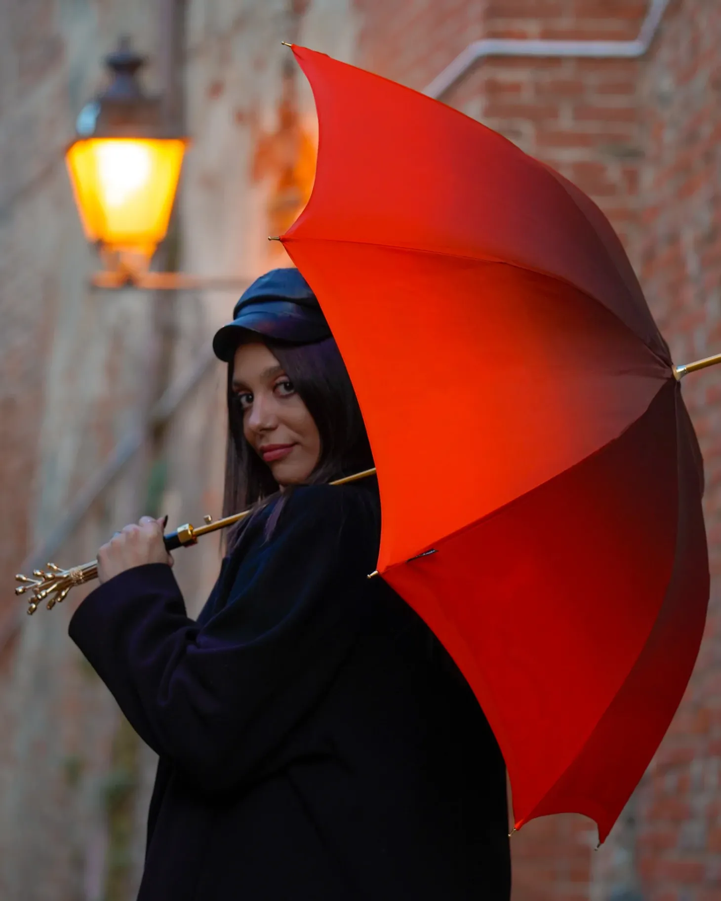 Marvelous Umbrella With Double Cloth Exclusive Design by il Marchesato