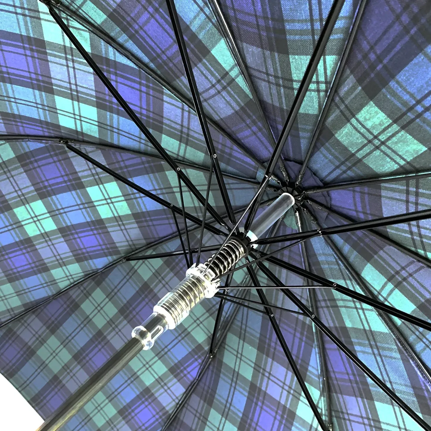 Men's sporty Tartan umbrella