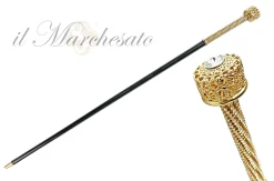 Milord Cane set with thousands of crystals