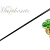 Milord Cane with big emerald crystal