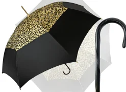 New Gold Lurex Fabric Women's Umbrella
