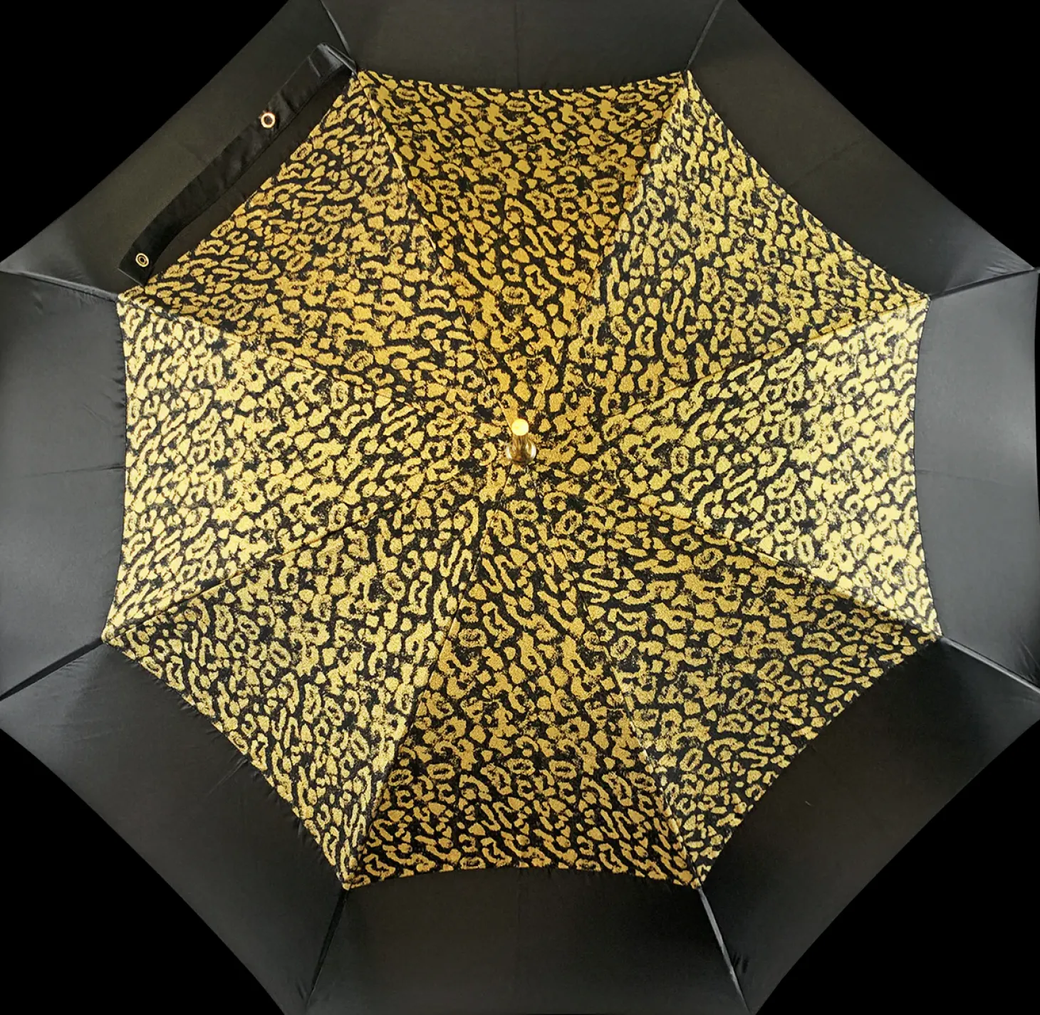New Gold Lurex Fabric Women's Umbrella