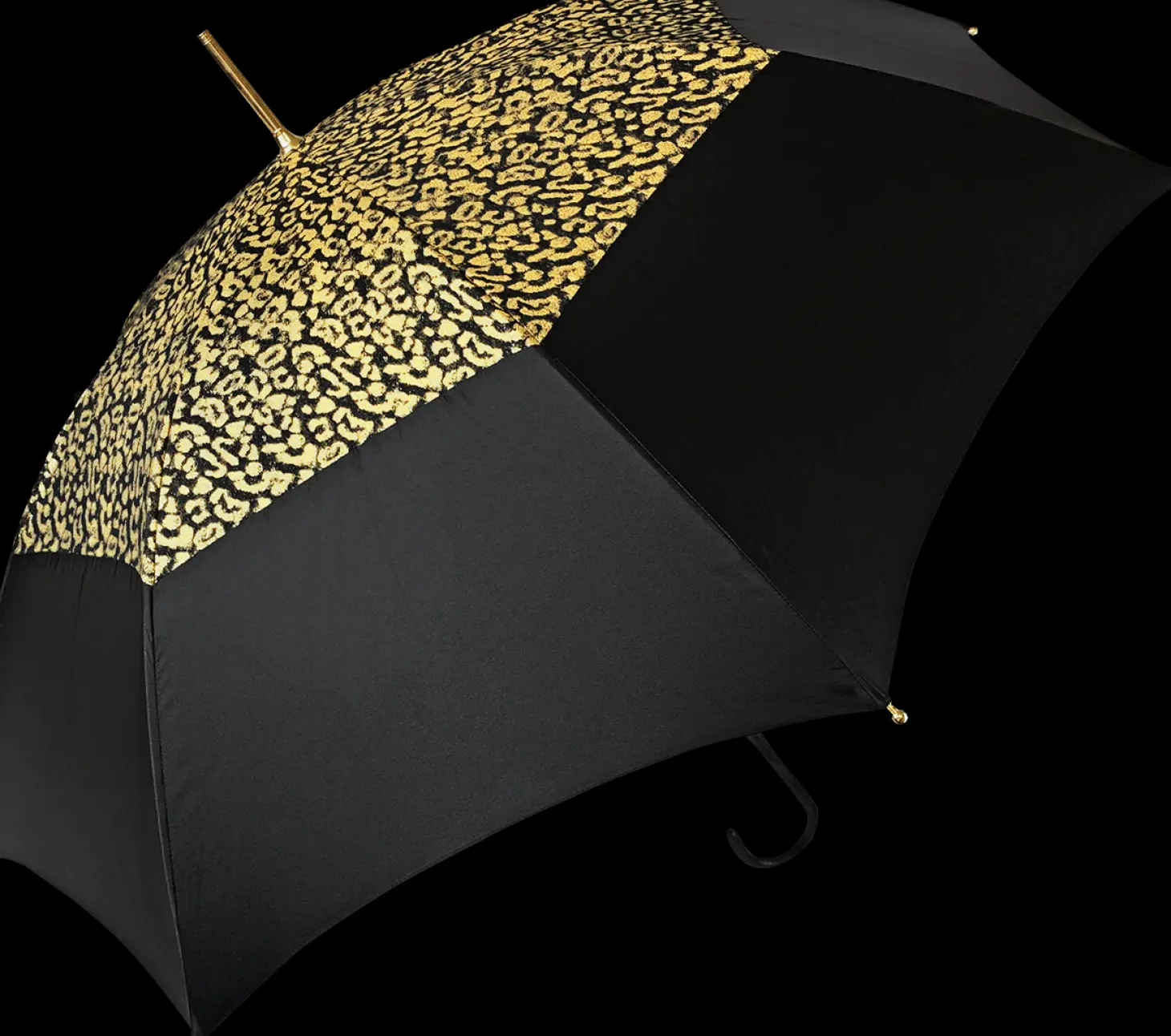 New Gold Lurex Fabric Women's Umbrella