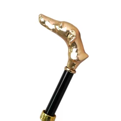 Noble Hound: Decorated Umbrella with Gold-Plated Greyhound Handle