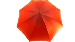 Orange Floral Umbrella, Double Canopy Luxury Ladies