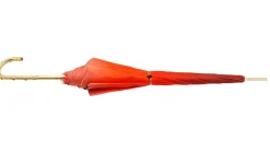 Orange Floral Umbrella, Double Canopy Luxury Ladies