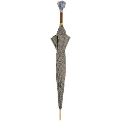 Original Monkey enameled handle - Handmade umbrella