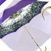 Original purple umbrella with multicolor Butterfly