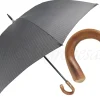 Oversized Men's Umbrella Black Extra Strong Fabric