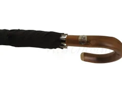 Oversized Men's Umbrella Black Extra Strong Fabric