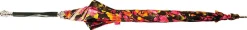 Parasol Multi-Color Floral Umbrella for Women - Black Leather Handle
