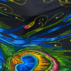 Peacock Elegance – Exotic Feathers, Ostrich Leather Luxury