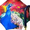 Peacock Painted Umbrella