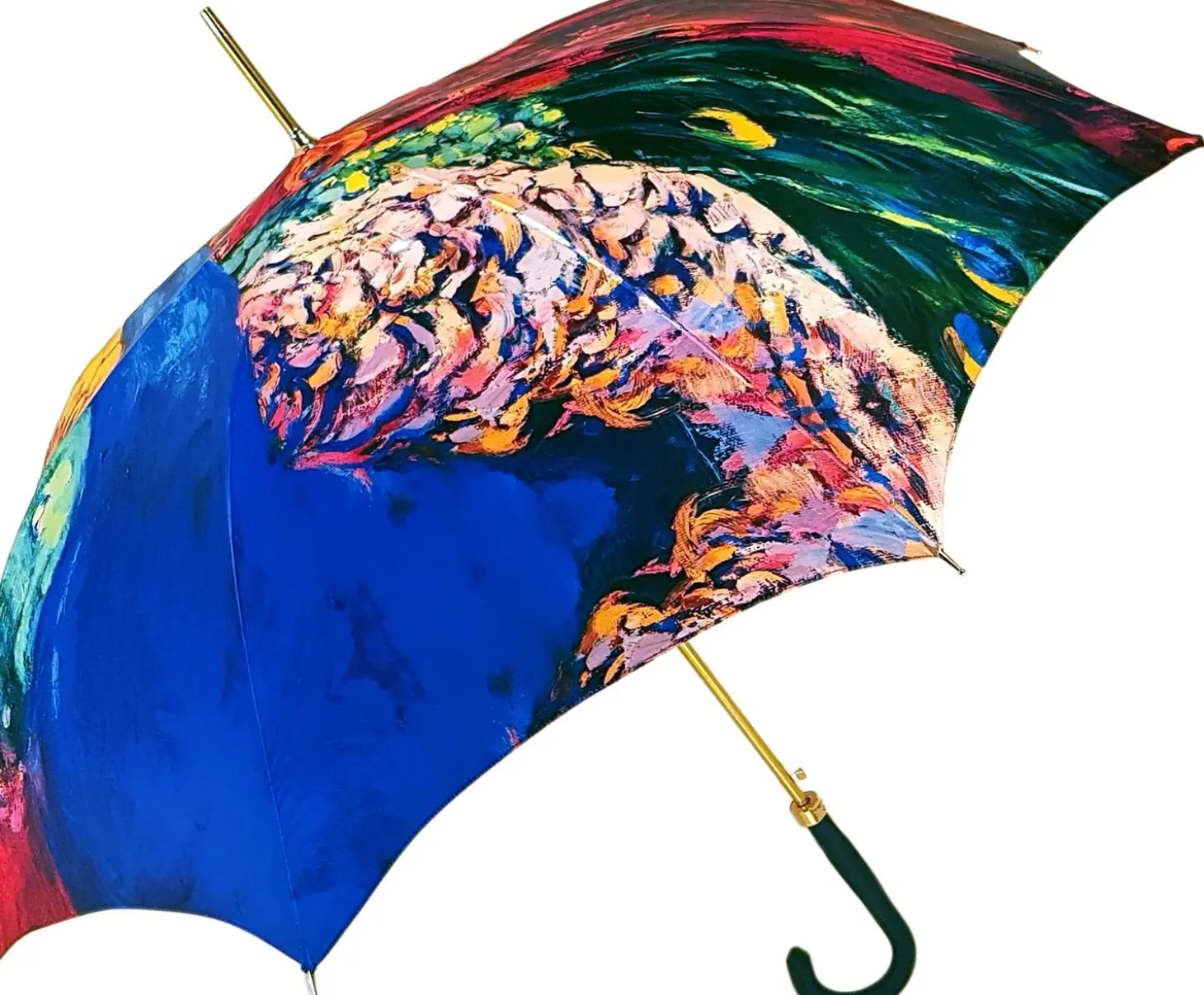Peacock Painted Umbrella