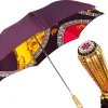 Plum Majesty: Exclusive Umbrella in Plum Color with Ornamental Design