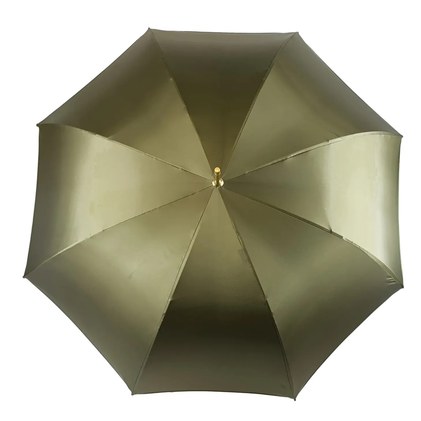 Precious Khaki Umbrella with Crystal Medallion