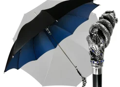 Premium double canopy with Snake handle and crystals
