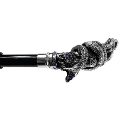 Premium double canopy with Snake handle and crystals