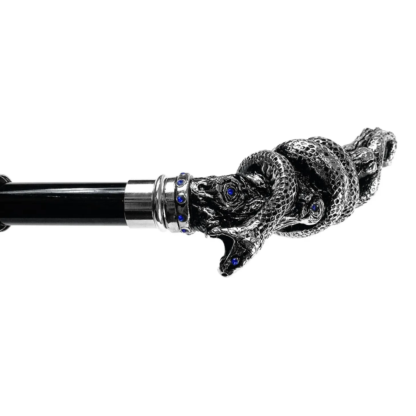 Premium double canopy with Snake handle and crystals