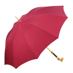 Premium Men's Exclusive Luxury Umbrella with 24K dog handle