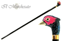 Rare Hand-Enamelled on 24k Gold Pheasant