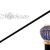 Sapphire Crystal Walking Cane