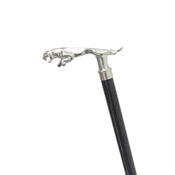 925Silver plated Jaguar Walking stick