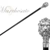 925Silver plated Lion Walking stick